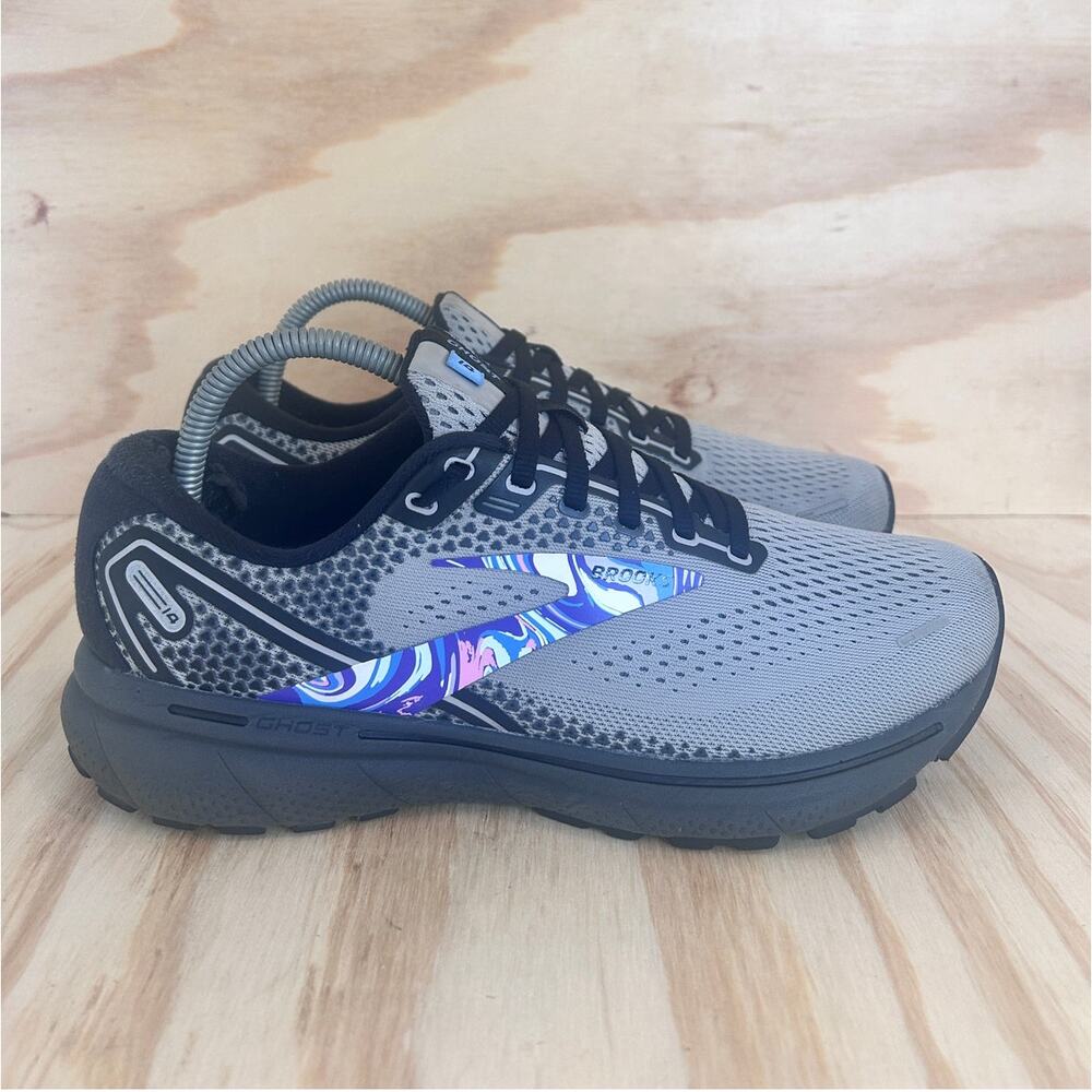 Brooks - Ghost 14 - Running Shoes - Gray/Black - Men's - 8.5(D) - 1203691D039